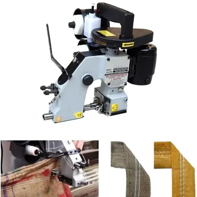 Bag Closer Sewing Machine with Oil Pump, Double Needle
