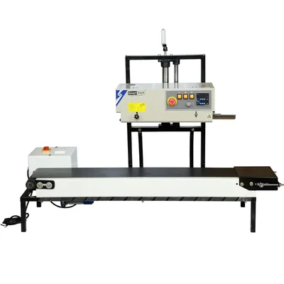 SMART PACK Vertical Band Sealer Machine for Laminated, Silver, Paper, Polythene & Plastic Bags, Seals Bags upto 10 kg