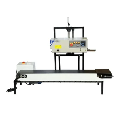 SP Vertical Band Sealer Machine for Laminated, Silver, Paper, Polythene & Plastic Bags, Seals Bags upto 10 kg