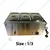  Premium 3 Pot 6 Litres 1/3 Electric Operated Bain Marie with 6 inches Depth