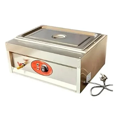 Premium Quality1 Pot 6 Litres 1/3 Electric Operated Bain Marie with 6 inches Depth