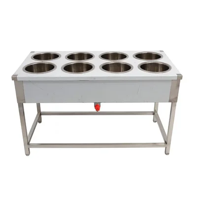GBE 45 X 24 X 32 inch 8 Pot Electric Operated Bain Marie for Catering Service Purpose
