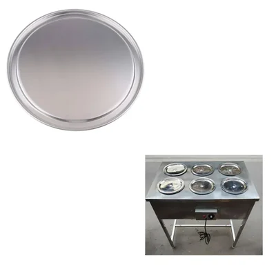Pack of 10 SS Lid for Heavy Duty Pot Electric Bain Marie For Buffet Purpose