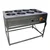 Mira Steel 8 Pots Electric Bain Marie 4 Litre Capacity, 4KW and Double SS Body