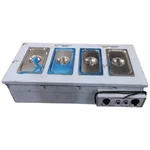 Heavy Duty 4 Pot x 10ltr Electric Bain Marie, SS Body for Restaurants & Catering