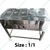 Premium Quality 5 Pots Stand Type Electric Operated 1/1 Bain Marie, 21 Litres Each