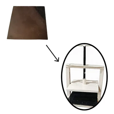 Pack of 8 Bakelite sheet for Vinayak Machines Manual Panipuri Press Machine with Mild Steel Body With 8 Sheets