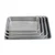 Pack of 4 Pcs 18 x13 Inch Deep Baking Aluminium Rectangle Oven Tray