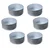  Premium ( Pack of 6 ) Long Lasting Aluminum 7 inch Round Shape Cake Moulds for Professional Bakeries