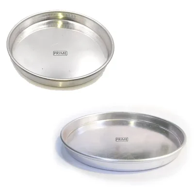 Aluminum 7, 9 & 12 inch Pizza Pan for Baking Purpose 