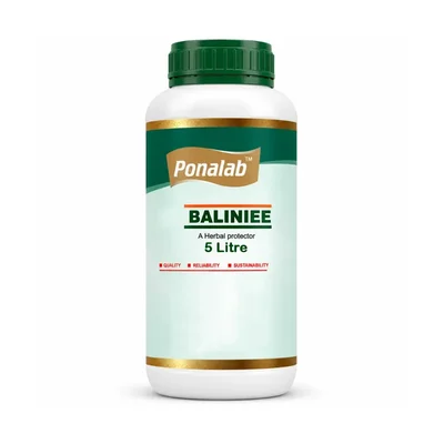 Baliniee Herbal Bio-Protection Liquid (5 Ltr) PGPR Metabolites Plant Growth Promoter for Controls Red Mites, Thrips