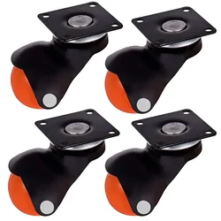 U Star (U-29) Ball Plate type Castor Wheel with Plate (PPCP), 200 Kg Load Capacity (Pack of 4)