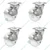 Prakash Pack Of 4 50 MM Ball Plate Caster Wheel
