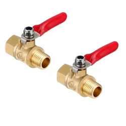Ball Valve 1/4" for 24/25 Liter Oil Type Air Compressor (Pack of 2)