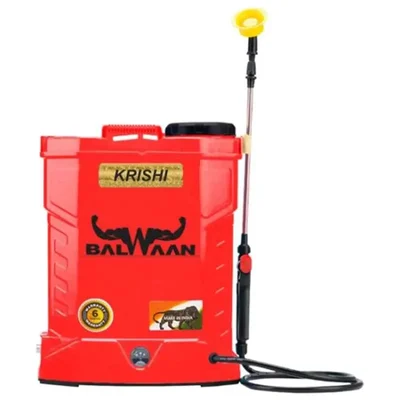 Balwaan BS-22D 20 liter 12V/12Ah Double Motor Battery Sprayer with Accessories | Efficient for Agricultural Use