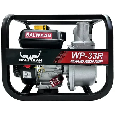 Balwaan WP-33R 4-stroke 7 HP 212-cc 3 inch Petrol Water Pump with High Discharge Rate | Ideal for Irrigation Purpose