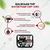 Balwaan WP-33R 4-stroke 7 HP 212-cc 3 inch Petrol Water Pump with High Discharge Rate | Ideal for Irrigation Purpose
