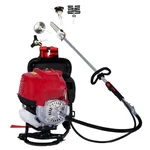 Balwaan Krishi BX-35B, Brush Cutter 35CC 4 Stroke Backpack Brush Cutter Machine Comes with 5 Attachments Suitable for Grass Trimming, Lawn Trimming