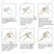 100 Pairs, 9.5 Inch Reusable Bamboo Chopsticks for Sushi, Noodle & Fried Rice