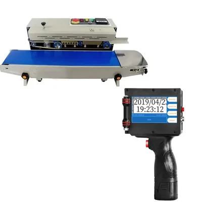 Combo 2-In-1 of MS Horizontal Band Sealer and Handheld 12.7 mm Printer
