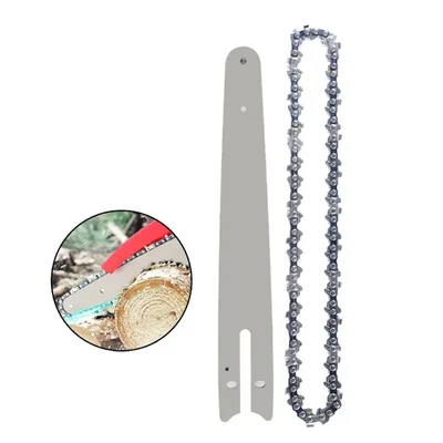 Heavy Duty 8 Inches Guide Bar and Chain Set For Battery and Electric Chainsaw