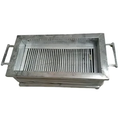 Vinayak Machines SS Portable 15x30 inch Square Charcoal Barbeque Grill with Both Side Handle