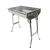 Stainless Steel 25 x 44 inch Charcoal Barbeque and Tandoor Grill