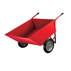Heavy Duty Powder Coated Steel Double Barrow Trolley 160 kg Load Capacity (SU-BARROWT-001)
