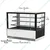 Elanpro EDC 1801 F3 Titanium Refrigerated Flat Showcase with Heated Glass