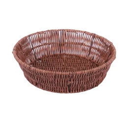 Home & Kitchen Fiber Chapati/Roti (Bread, Cake, Cup Cake) Basket for Table Serving(Shape-Oval)