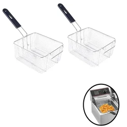 Pack of 2 SS Deep Fryer Basket for 5L+ 5L Electric Deep Fryer