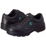 Bata Zappy Leather Low Cut Steel Toe Black Safety Shoes
