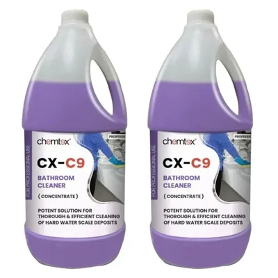 2 Pcs of Chemtex (5 Liter x 2 pcs) CX-C9 Bathroom Cleaner