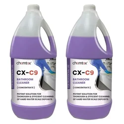 2 Pcs of Chemtex (5 Liter x 2 pcs) CX-C9 Bathroom Cleaner