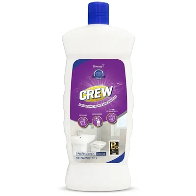 Diversey Crew Hard Water Bathroom Cleaner & Descaler Concentrated Non Abrasive 1L