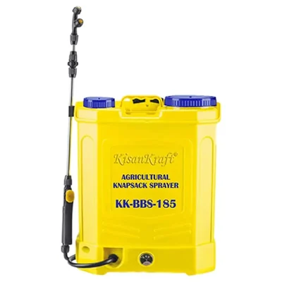 Kisankraft KK-BBS-185, 18L Knapsack Battery sprayer with 12V 8Ah Battery for Agriculture