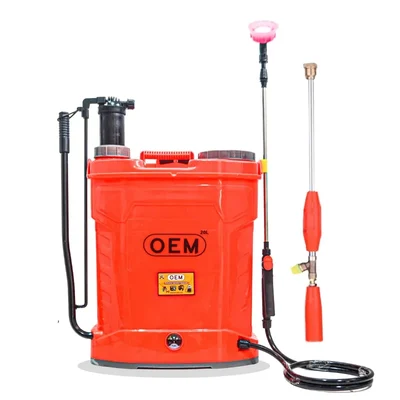 OEM 2in1 Manual and 12V 12Ah Battery Operated 20L Agriculture knapsack Sprayer with Accessories for Agriculture Use