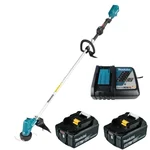 Makita DUR190LRT1, 240 Watt 18V Cordless Grass Cutting Machine with 2 Batteries and 1 Charger