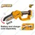 Ingco CGSLI2058, 20V 5 Inch Cordless Chainsaw Without Battery & Charger