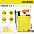 Neptune CK-21 Battery and Manual 2-in-1 Knapsack Sprayer 12V 8Ah | 20L High Pressure for Agriculture & Gardening Use