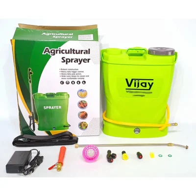 Vijay Agro 14V 16Ah Single Motor Battery Operated Sprayer, 16 Liter Tank for Agricultural & Garden Pest Control