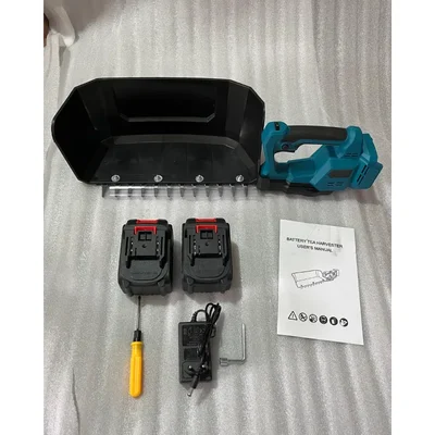 Mecstroke 21V Battery Operated Cordless Mini Tea Harvester / Tea Plucker Machine With 2 Battery & Charger