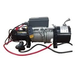 CROSSBEE 20000 lbs DC Jeep Winch - 7.1 HP, 24m Galvanized Rope, IP68, Remote Control, 3-Stage Planetary Gear System