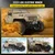CROSSBEE 20000 lbs DC Jeep Winch - 7.1 HP, 24m Galvanized Rope, IP68, Remote Control, 3-Stage Planetary Gear System