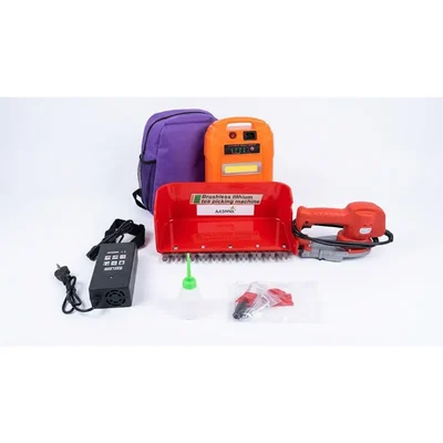 AASHNA 24V Battery Operated Cordless Mini Tea Harvester / Tea Plucker Machine With 30 cm Blade, 12 AH Battery & Charger