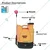 Fortune 16L Single Motor 12V14A Knapsack Battery Sprayer With Heavy Blow Moulding Tank 