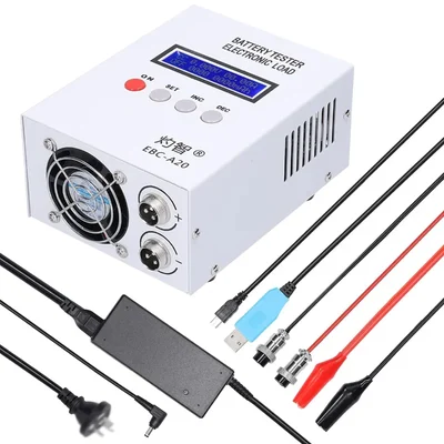 Premium Quality 30V 20A 85W Battery Capacity Tester for Lithium & Lead-Acid 4-Wire PC Online Control EBC-A20