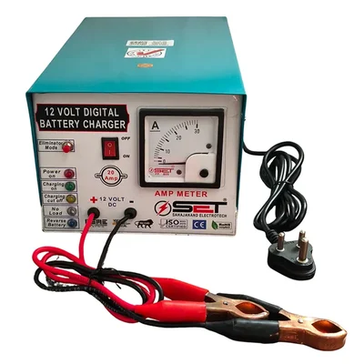SET 12V/ 20Ampere Digital Battery Charger (Autocut) For Charging Battery From 80 AH To 300 AH Battery