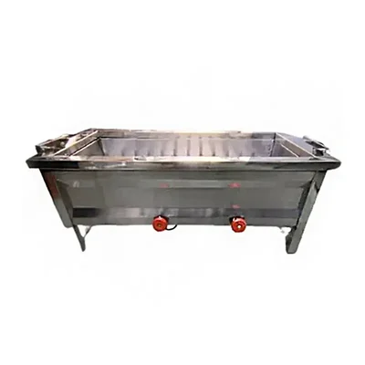 NE Grills 24 inch Gas Operated Barbeque Grill Machine Without Skewers With Stainless Steel Body