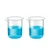 SBT 2pcs 25ml Polypropylene Beakers with Graduation Marks for Laboratory